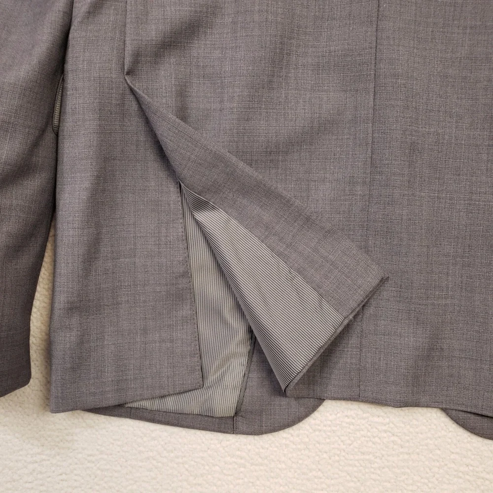Jos. A. Bank Suit Jacket Mens 36R Gray Slim Fit 100% Wool Blazer 1905 Collection
